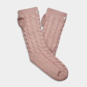 Laila Bow Fleece Lined Sock